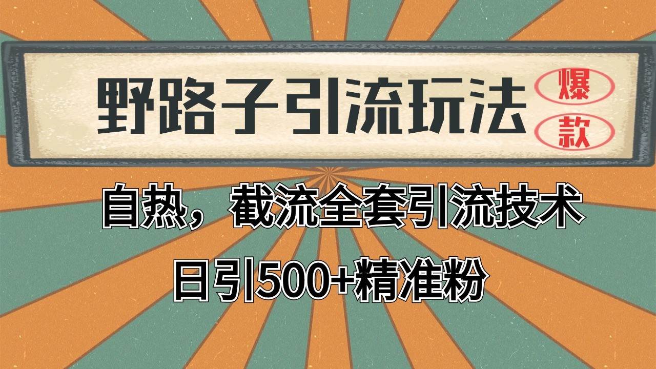 抖音小红书视频号全平台引流打法，全自动引流日引2000+精准客户-千寻创业网