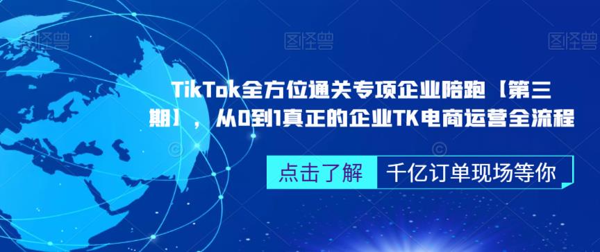 ‎TikTok全方位通关专项企业陪跑【第三期】，从0到1真正的企业TK电商运营全流程-千寻创业网