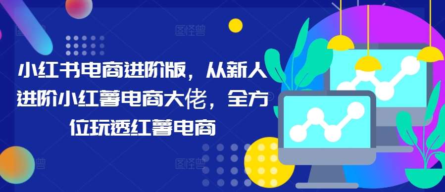 小红书电商进阶版，从新人进阶小红薯电商大佬，全方位玩透红薯电商-千寻创业网