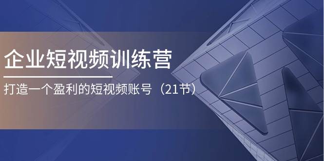 （11278期）企业短视频训练营：打造一个盈利的短视频账号（21节）-千寻创业网