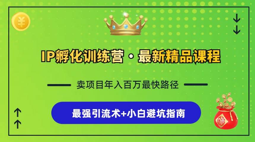 （13055期）IP孵化训练营，知识付费全流程+最强引流术+小白避坑指南-千寻创业网