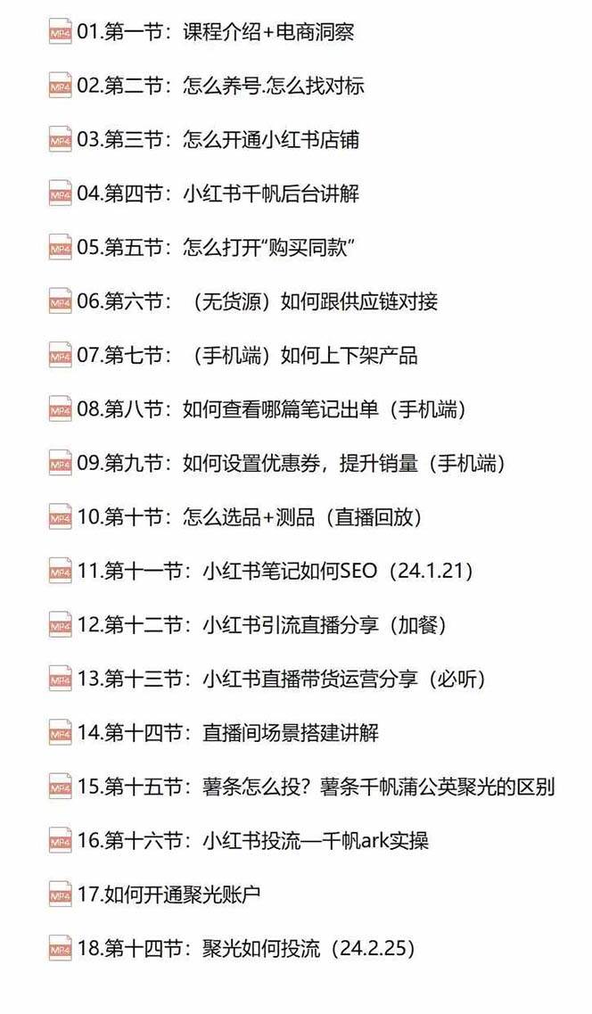 图片[2]-小红书快速赚钱电商特训营：用简单方式通过小红书快速变现！（55节）-千寻创业网