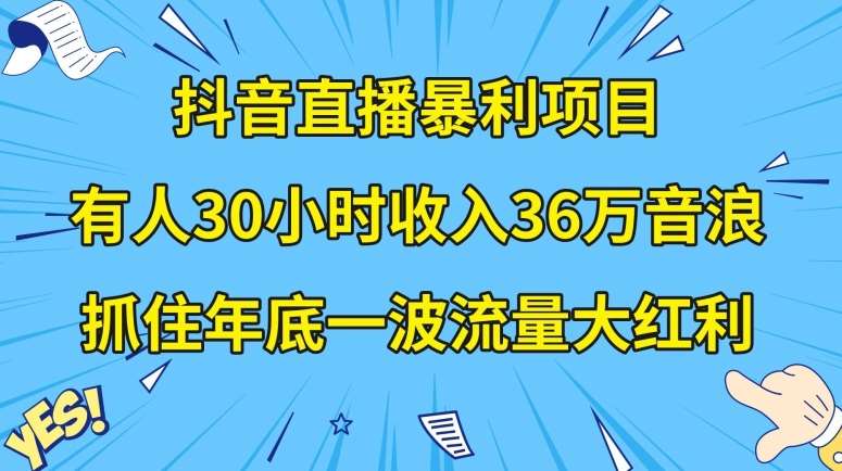 抖音直播暴利项目，有人30小时收入36万音浪，公司宣传片年会视频制作，抓住年底一波流量大红利【揭秘】-千寻创业网