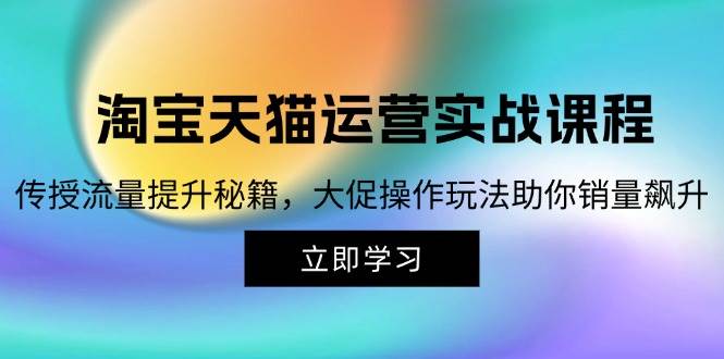 （12959期）淘宝&天猫运营实战课程，传授流量提升秘籍，大促操作玩法助你销量飙升-千寻创业网