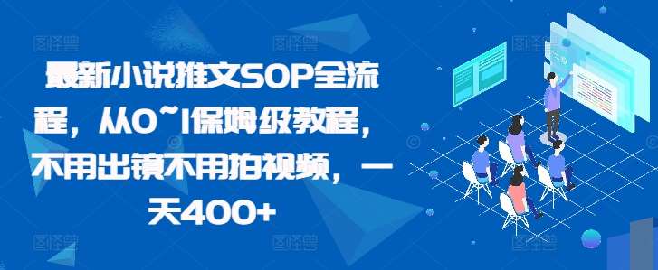 最新小说推文SOP全流程，从0~1保姆级教程，不用出镜不用拍视频，一天400+-千寻创业网