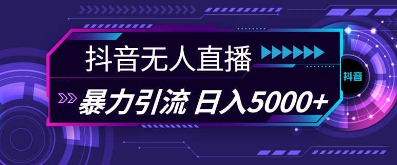 抖音快手视频号全平台通用无人直播引流法，利用图片模板和语音话术，暴力日引流100+创业粉【揭秘】-千寻创业网