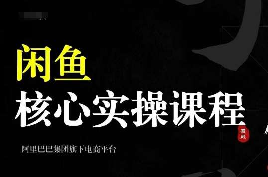 2024闲鱼核心实操课程，从养号、选品、发布、销售，教你做一个出单的闲鱼号-千寻创业网