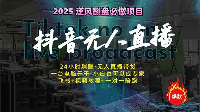 （14539期）抖音无人直播新风口：轻松实现睡后收入，一人管理多设备，24小时不间断…-千寻创业网